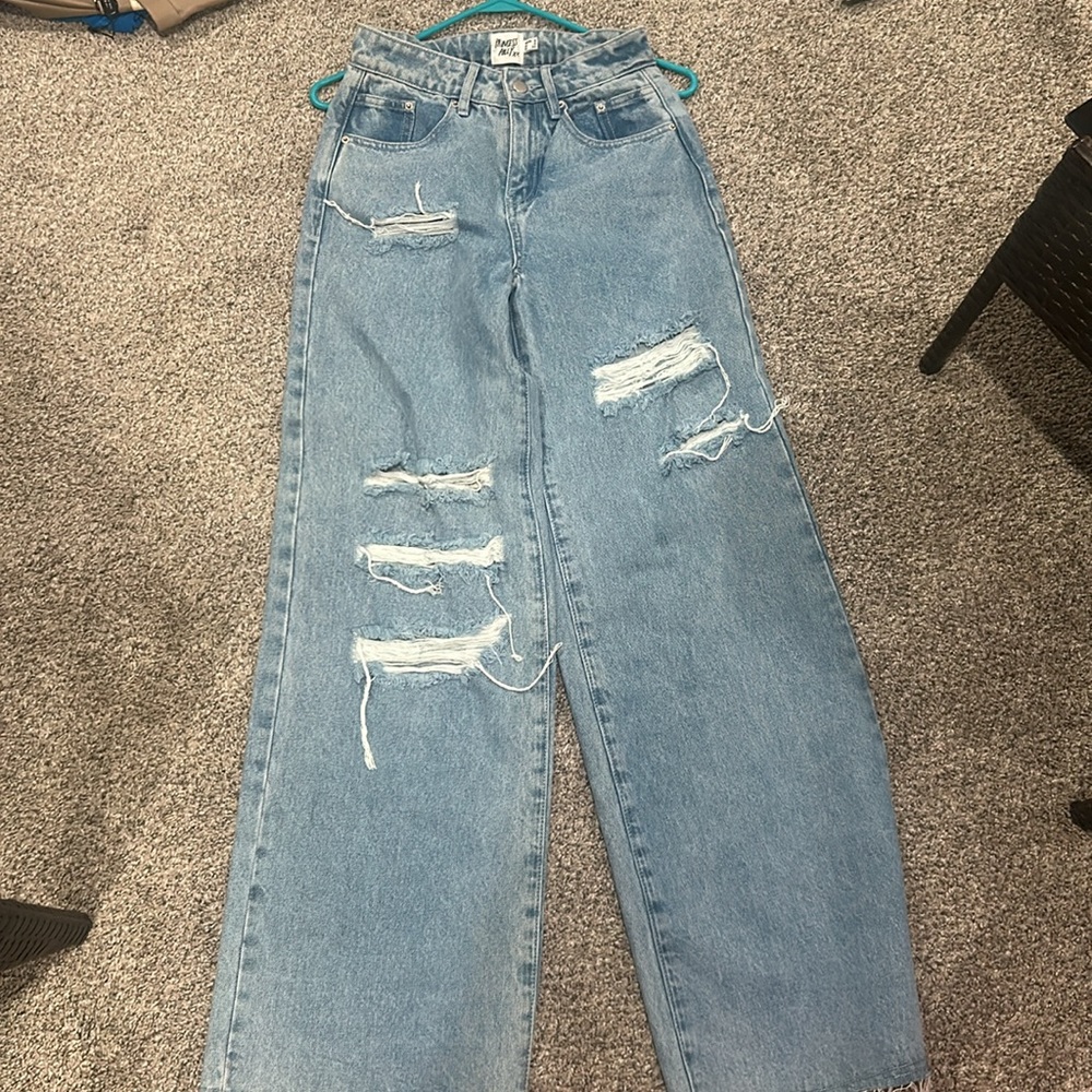 Princess Polly wide leg ripped jeans